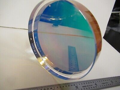 OPTICAL FLAT COATED 3" DIAMETER FUSED SILICA ZYGO OPTICS AS PICTURED &16-A-08