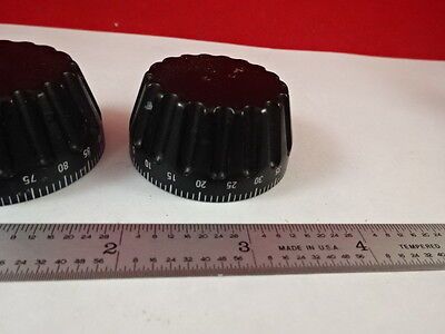 MICROSCOPE PART LEICA DMRB GERMANY PLASTIC KNOBS AS IS B#U1-C-03