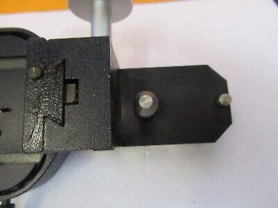 LEICA GERMANY DMRB CONDENSER HOLDER ASSEMBLY MICROSCOPE PART AS PICTURED 50-A-38