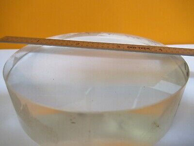 FOR PARTS OPTICAL LENS PLANO CONVEX GLASS [scratches] AS PICTURED &FT-6-204