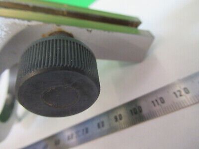 ZEISS GERMANY  BRASS CONDENSER HOLDER MICROSCOPE PART AS PICTURED &A9-B-41