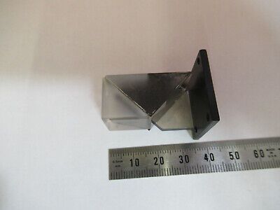 OPTICAL MOUNTED GLASS PRISM ASSEMBLY MICROSCOPE PART AS PICTURED &B1-B-10