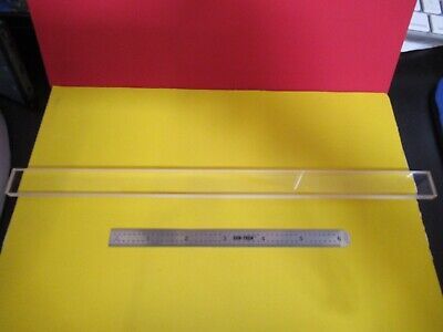 OPTICAL LARGE VERY LONG BAR GLASS BK7 PLANO OPTICS AS PICTURED &FT-6-123