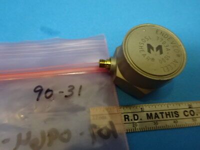 MEGGITT ENDEVCO 7703A-1000 ACCELEROMETER VIBRATION SENSOR AS IS #90-31