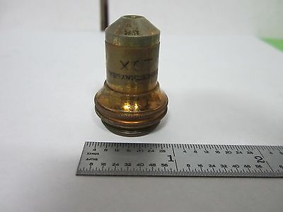 ANTIQUE VINTAGE BRASS BAUSCH OBJECTIVE MICROSCOPE OPTICS #R6-B-18