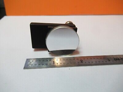 OLYMPUS JAPAN CONCAVE MOUNTED MIRROR OPTICS MICROSCOPE PART AS PICTURE &W8-A-78