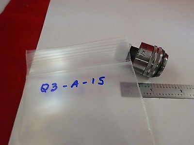 MICROSCOPE PART LEITZ GERMANY OBJECTIVE CUSTOM 10X OPTICS AS IS BIN#Q3-A-15