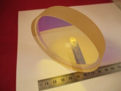 OPTICAL FLAT 1/10 WAVE COATED ZERODUR BEAM SPLITTER 3" DIAMETER OPTICS &14-A-07