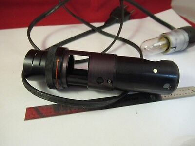 WILD SWISS MIRROR + IRIS DIAPHRAGM cable sticky MICROSCOPE PART OPTICS &J9-B-10