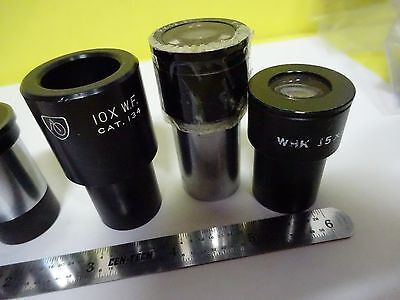 FOR PARTS MICROSCOPE PART EYEPIECES OPTICS AS IS BIN#X2-40