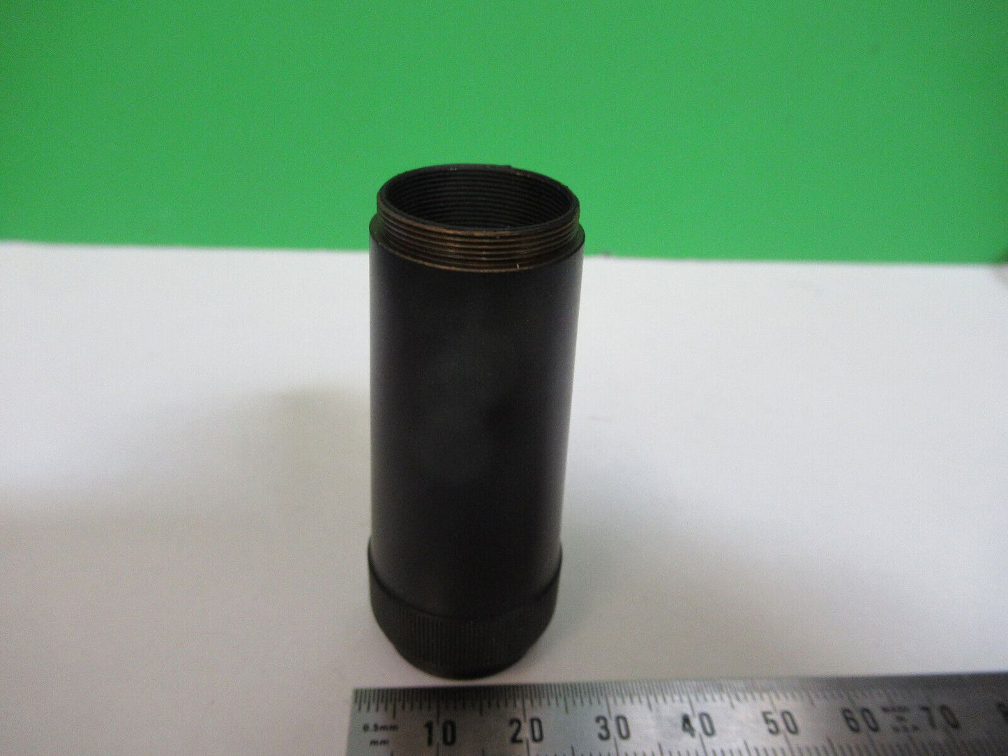 UNITRON JAPAN BRASS OBJECTIVE EXTENDER MICROSCOPE PART AS PICTURED Q7-A-49