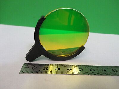 NIKON JAPAN GREEN MOUNTED FILTER OPTICS MICROSCOPE PART AS PICTURED &Q9-A-101