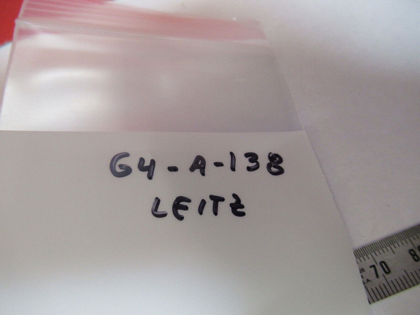 LEITZ GERMANY GLASS PRISM HEAD MICROSCOPE PART OPTICS AS PICTURED #G4-A-138