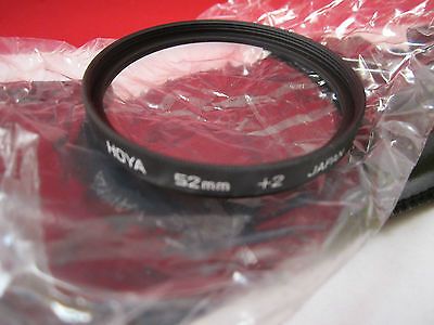 OPTICAL HOYA JAPAN CLOSE-UP SET 52mm +2 +1 MICROSCOPE OPTICS BIN#1E