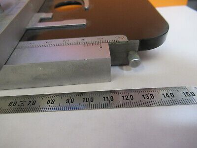 ANTIQUE ERNST LEITZ WETZLAR STAGE XY TABLE MICROSCOPE PART AS PICTURED #P3-A-82