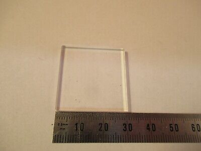 OPTICAL BK7 GLASS PLATE SQUARE PRO OPTICS AS PICTURED #FT-1-R