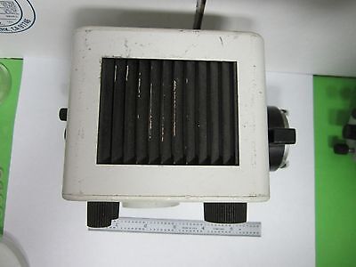 MICROSCOPE PART LEITZ GERMANY LAMP HOUSING ILLUMINATOR OPTICS AS IS BIN#P3-01