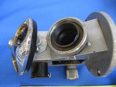 UNITRON JAPAN NOSEPIECE BLOCK ASSEMBLY MICROSCOPE PART AS PICTURED &S1-A-10