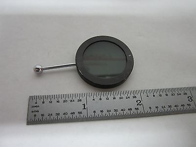 MICROSCOPE PART  POLARIZER ANALYZER  OPTICS #R8-43