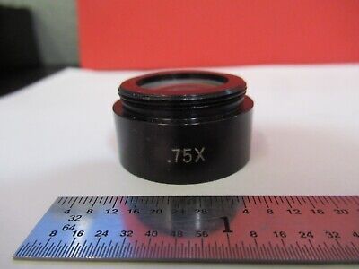 OPTEM 0.75X OBJECTIVE LENS INSPECTION MICROSCOPE PART AS PICTURED &4B-A-33