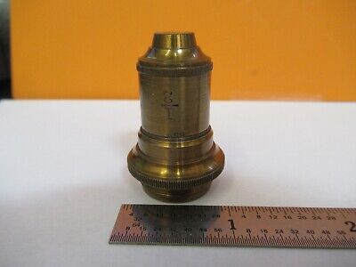 ANTIQUE GUNDLACH ROCHESTER OBJECTIVE 1/2 MICROSCOPE PART AS PICTURED &8M-A-07