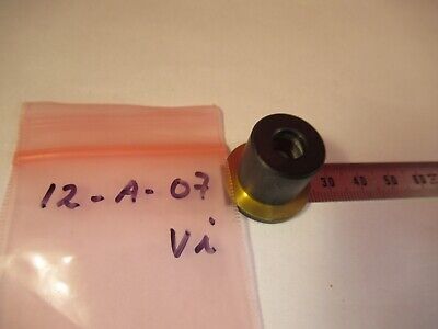 OPTICAL BRASS MOUNTED LENS G.S.C. 20mm f:4 MICROSCOPE PART OPTICS a2174 &12-A07