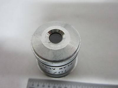 MICROSCOPE PART AO OBJECTIVE INFINITY AMERICAN 10X ACHRO OPTICS AS IS BIN#S2-35