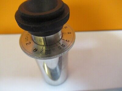 ANTIQUE ERNST LEITZ WETZLAR EYEPIECE PROJECTIK MICROSCOPE AS PICTURED &A3-B-85