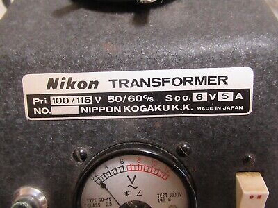 ANTIQUE NIKON JAPAN KOGAKU TRANSFORMER MIKROSKOP TEIL WIE ABGEBILDET &amp; TC-2