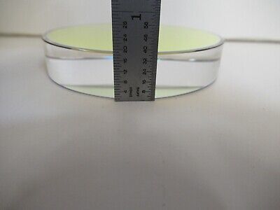 OPTICAL FLAT COATED 3" DIAMETER FUSED SILICA ZYGO OPTICS AS PICTURED &16-A-08