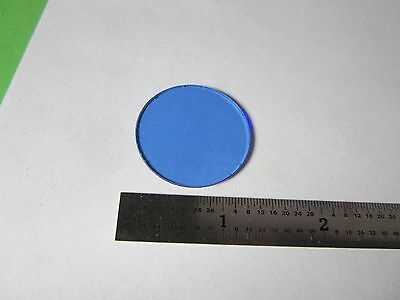 OPTICAL MICROSCOPE FILTER BLUE OPTICS AS IS  BIN#32-78-2