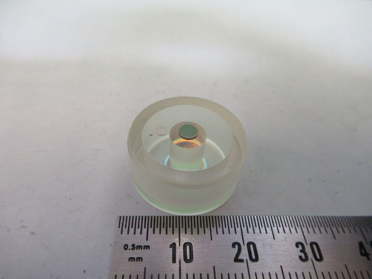 OPTICAL ZERODUR MACHINED GLASS RARE MINI ASSEMBLY OPTICS AS PICTURED &H3-B-45