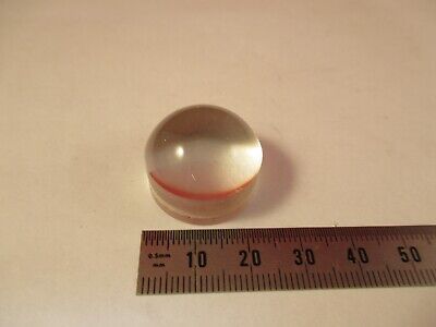 OPTICAL GLASS CONVEX LENS DOME OPTICS AS PICTURED &8-A-93