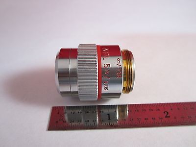 MICROSCOPE OBJECTIVE LEITZ WETZLAR GERMANY 5X  INFINITY OPTICS BIN#11-DT-S