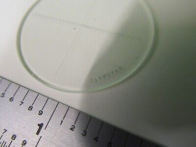 NIKON JAPAN GRATICULE STANDARD TARGET MICROMETER MICROSCOPE PART AS PIC &58-B-10