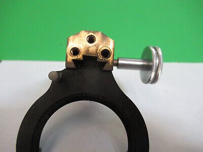 SPENCER AO ANTIQUE BRASS CONDENSER SUPPORT MICROSCOPE PART AS PICTURED &3-C-25