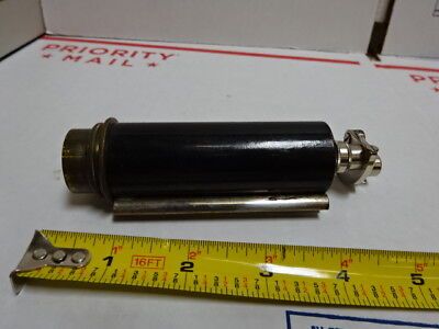 ANTIQUE FRENCH 1880's BRASS TUBUS + OBJECTIVE MICROSCOPE PART FRANCE &96-94