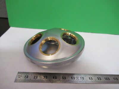 OLYMPUS JAPAN QUINTUPLE NOSEPIECE MICROSCOPE PART AS PICTURED &A9-B-01