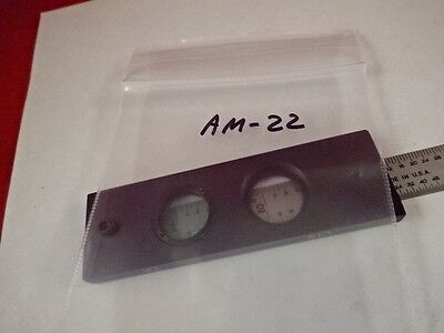 MICROSCOPE PART VIS IR FILTER SLIDE INFRARED VISIBLE OPTICS AS IS #AM-22