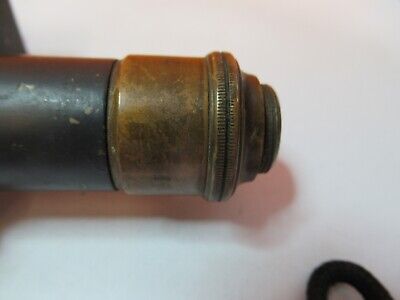 FOR PARTS ANTIQUE BRASS COLLIMATOR MICROSCOPE FILAR OPTICS AS PICTURED &7B-B-01