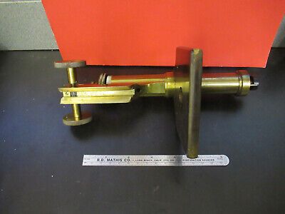 ANTIQUE BAUSCH LOMB BRASS FRAME LIMB MICROSCOPE PART AS PICTURED &B9-FT-21