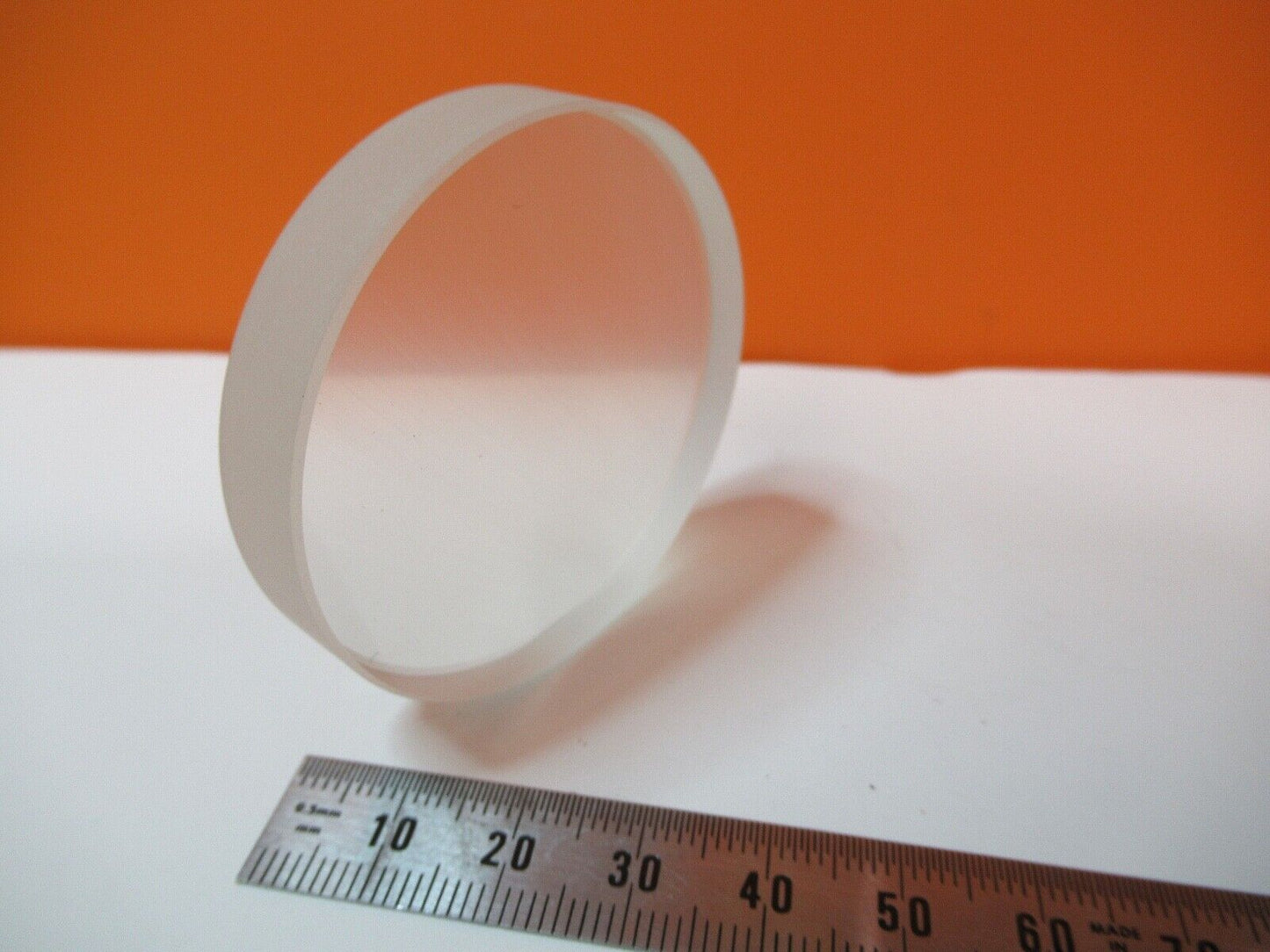 OPTICAL GLASS ROUND DIFFUSER PLANO CONCAVE OPTICS AS PICTURED &14-B-46