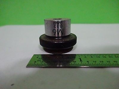 MICROSCOPE PART OBJECTIVE M6 OLYMPUS JAPAN OPTICS AS IS BIN#K1-M-25