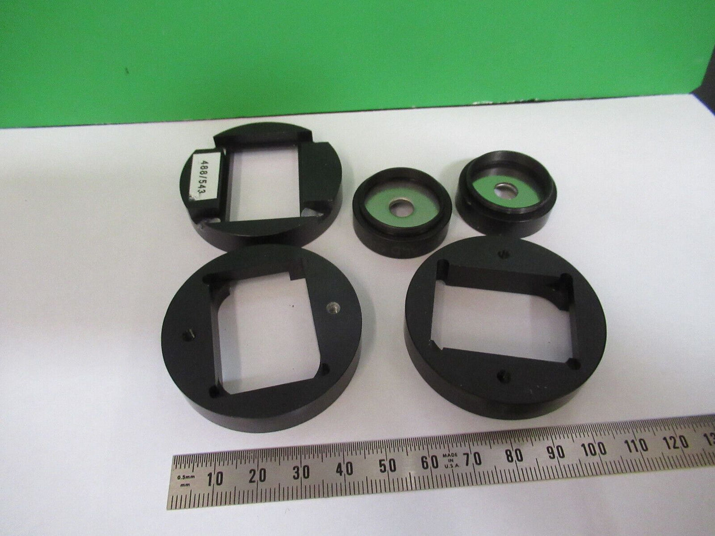 OPTICAL EMPTY FIXTURES for lens / filters LASER OPTICS AS PICTURED #Z7-A-03