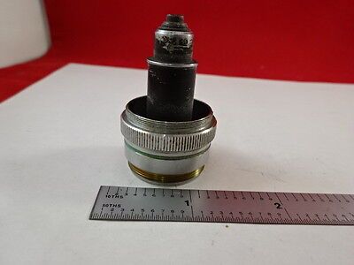 FOR PARTS OBJECTIVE [cracked glass] OPTICS MICROSCOPE PART AS IS BIN#L9-B-41