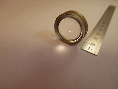 OPTICAL GLASS CONVEX LENS DOME OPTICS AS PICTURED &8-A-92