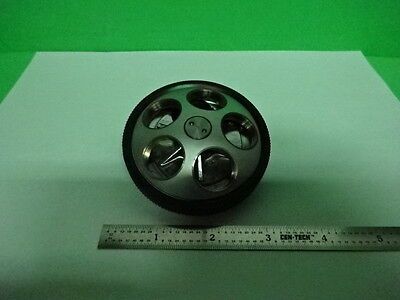 MICROSCOPE PART NIKON  JAPAN NOSEPIECE AS IS #H1-B-04