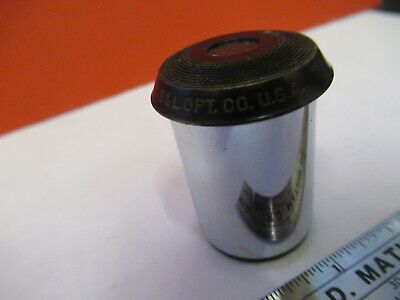 ANTIQUE BAUSCH LOMB EYEPIECE 10X OPTICS MICROSCOPE PART AS PICTURED &8z-a-115