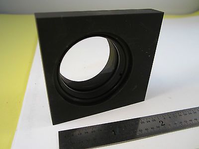 OPTICAL MOUNTED LENS FROM MONOCHROMATOR BAUSCH LOMB OPTICS BIN#C1-19