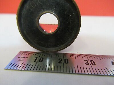 ANTIQUE ERNST LEITZ WETZLAR  EYEPIECE 10X MICROSCOPE PART AS PICTURED &B1-B-19